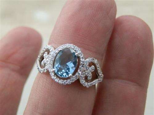 Adorable solid sterling silver ring - weight 3.17 g.