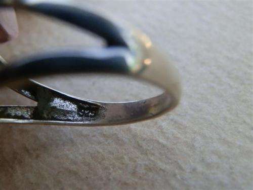 Awesome sterling silver amethyst ring - weight 9.19 g.