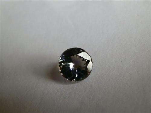 Radiant 1.15 ct blue Tanzanite round cut