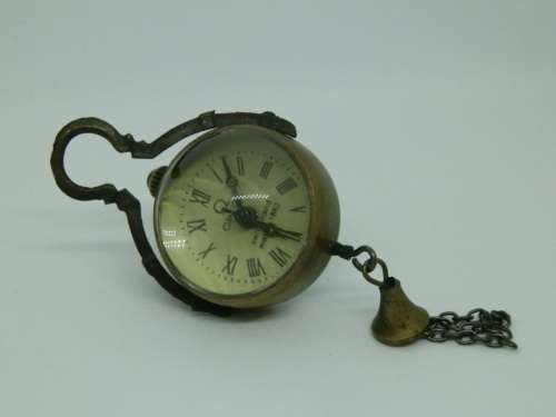 1882 - Unique antique Omega lady's globe wind-up pocket watch, marked 1882 - working