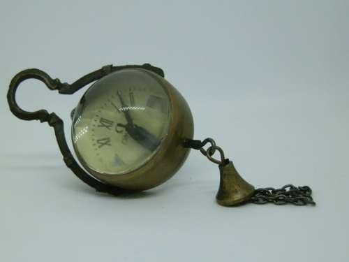 1882 - Unique antique Omega lady's globe wind-up pocket watch, marked 1882 - working