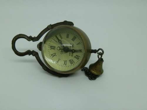 1882 - Unique antique Omega lady's globe wind-up pocket watch, marked 1882 - working