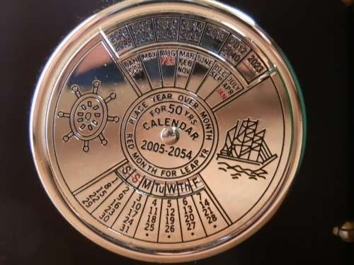 Lovely boxed 50 year calendar - 2005 to 2054