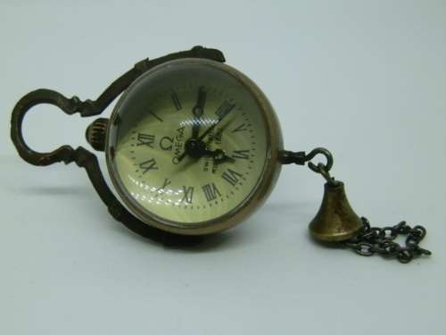 1882 - Unique antique Omega lady's globe wind-up pocket watch, marked 1882 - working