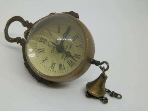 1882 - Unique antique Omega lady's globe wind-up pocket watch, marked 1882 - working
