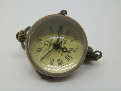 1882 - Unique antique Omega lady's globe wind-up pocket watch, marked 1882 - working