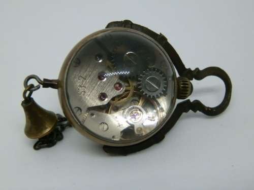 1882 - Unique antique Omega lady's globe wind-up pocket watch, marked 1882 - working