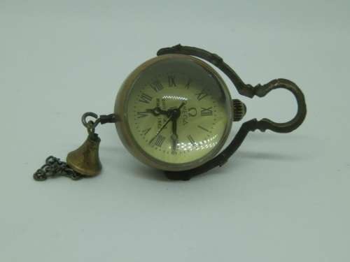 1882 - Unique antique Omega lady's globe wind-up pocket watch, marked 1882 - working