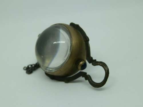 1882 - Unique antique Omega lady's globe wind-up pocket watch, marked 1882 - working