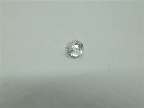 Sparkling rose cut natural diamond, approx .30 ct.  (No 2)