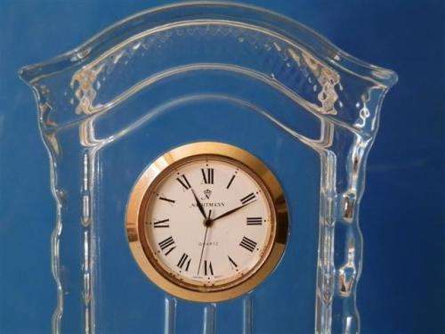 Magnificent glass Grandfather Clock