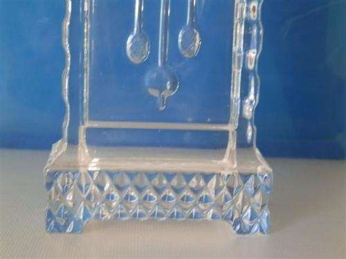 Magnificent glass Grandfather Clock