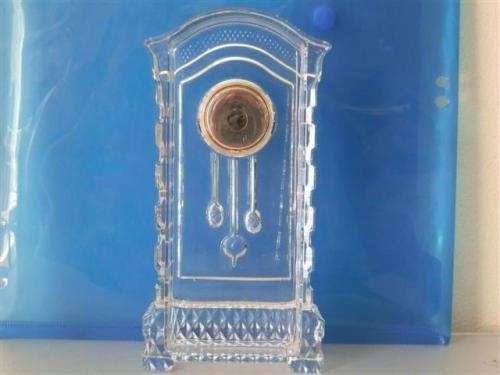 Magnificent glass Grandfather Clock