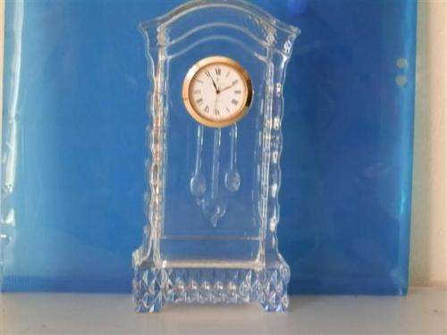 Magnificent glass Grandfather Clock