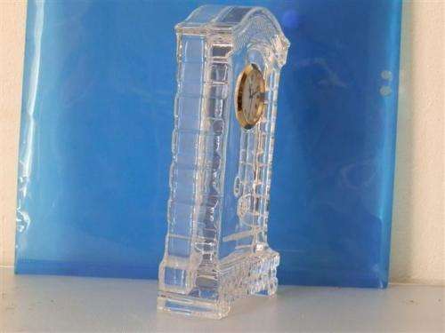 Magnificent glass Grandfather Clock