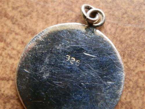 Exquisite vintage solid sterling silver cameo bracelet - weight 12.90 g.