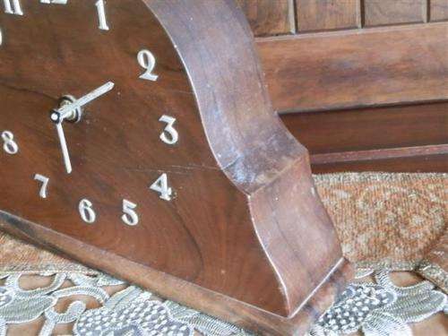 Solid Knysna Stinkwood Clock!! ( Thesen Knysna stamp)