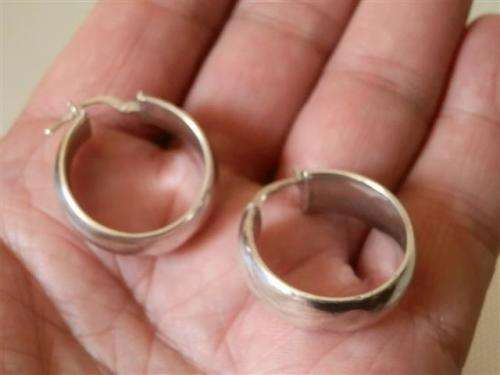 Sterling Silver Earrings - weight 5.4 g