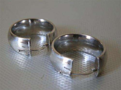 Sterling Silver Earrings - weight 5.4 g