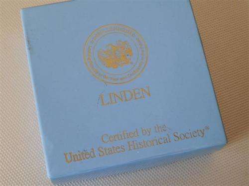 Heavy (138.5g) Linden Silver Dollar Watch,  Certified by United States Historical Society