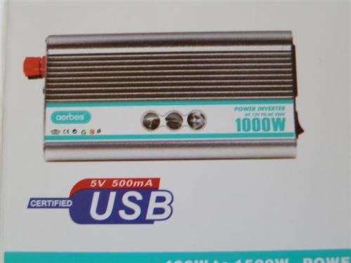 Power Inverter DC-12V-AC-220V Certified, 1000W