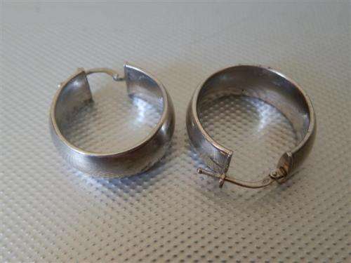 Sterling Silver Earrings - weight 5.4 g