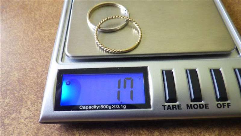 Awesome 9 ct Gold Stack Rings