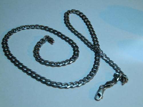 Heavy (27.1 gram) sterling silver neck chain (no 1) - shipping R40 insured