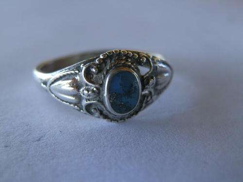 Vintage sterling silver turquoise ring (2) - 2 weeks to pay