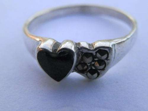 Vintage sterling silver marcasite ring.  Two (2) weeks to pay