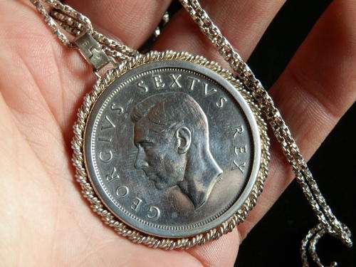 Heavy - 42.4 gram - Sterling silver pendant and chain - thirty (30) days to pay