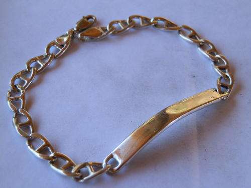 STOCK CLEARANCE!!  Heavy - 12.6 gram - solid sterling silver bracelet - thirty (30) days to pay