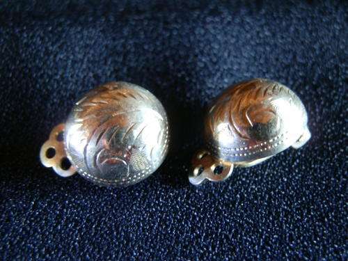 Vintage sterling silver clip-on earring - thirty (30) days to pay