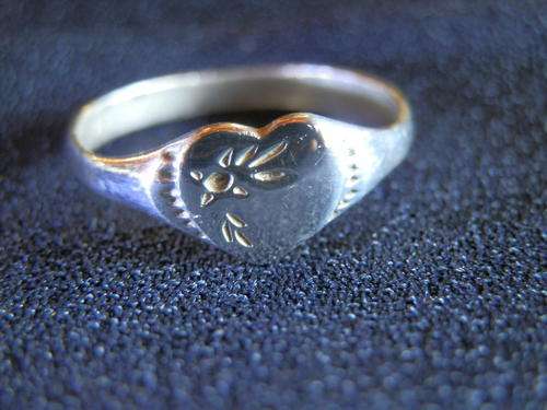 Sterling silver signet ring - thirty (30) days to pay