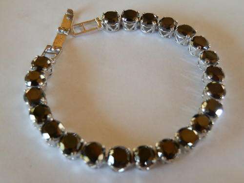 Sterling silver diamond bracelet - thirty (30) days to pay