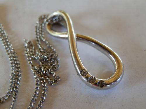 ANNUAL CLEARANCE!! Sterling silver pendant and chain - thirty (30) days to pay