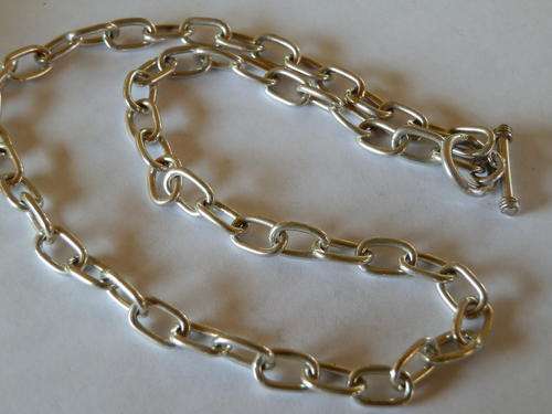 PRICE REDUCED!  Heavy (26g) sterling silver chain  - thirty (30) days to pay