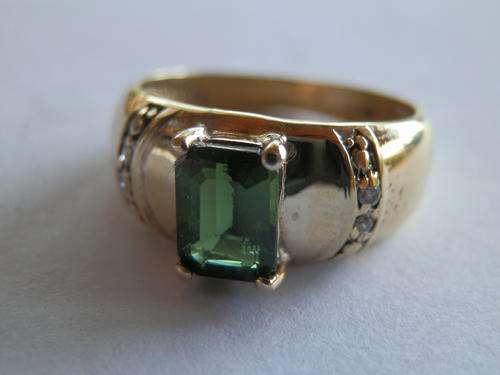 9ct Gold tourmaline ring - thirty (30) days to pay