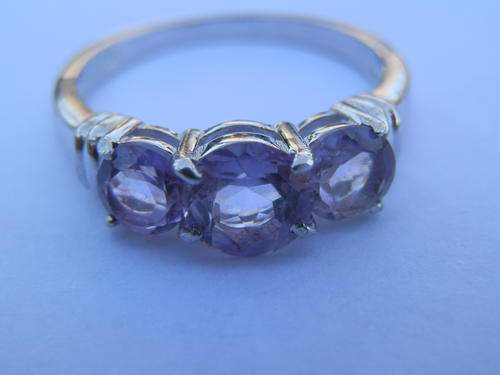 New sterling silver amethyst ring - thirty (30) days to pay