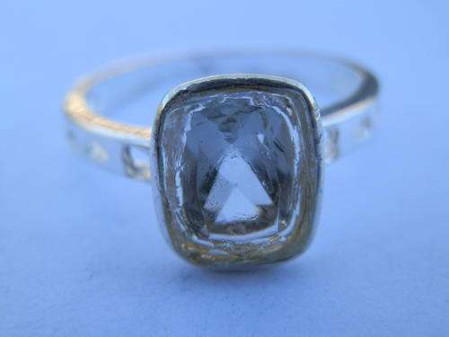 New silver green amethyst ring - thirty (30) days to pay
