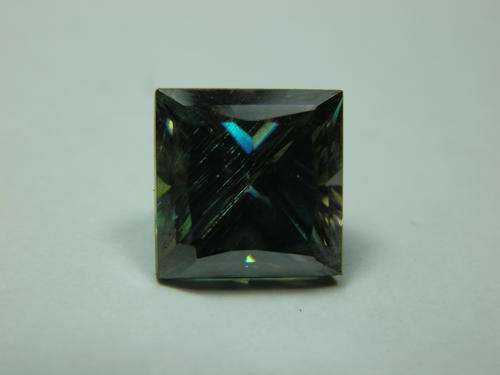 3.48 Ct fancy green moissanite diamond - thirty (30) days to pay (5)