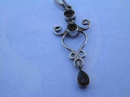 Sterling silver peridot pendant - thirty (30) days to pay
