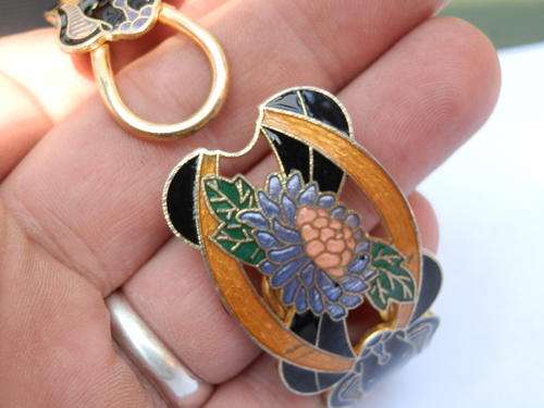 Brass and enamel bracelet - thirty (30) days to pay