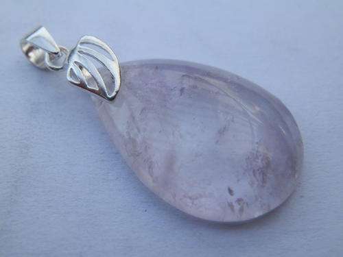 New sterling silver amethyst pendant - thirty (30) days to pay