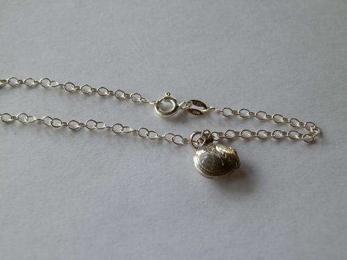 Sterling silver bracelet and locket charm - thirty (30) days to pay