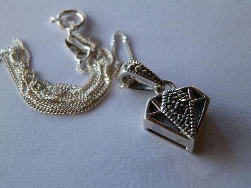 Sterling silver pendant and chain - thirty (30) days to pay