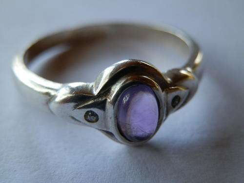 Sterling silver amethyst ring - thirty (30) days to pay