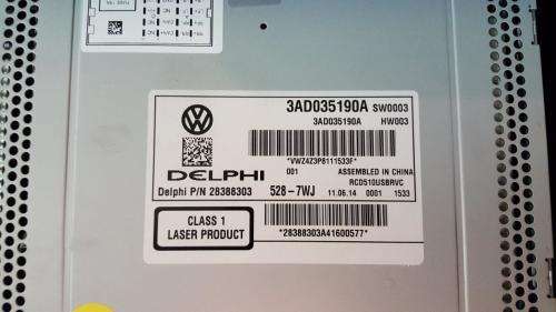 LOCAL STOCK - VW RCD-510 touch screen head unit