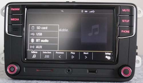 LOCAL STOCK - VW RCD-330 "Android Auto" touch screen USB radio with camera