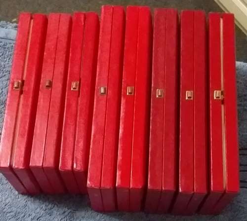 9 Empty Short Proof Boxes(Red)
